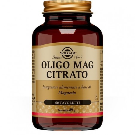 Solgar It. Multinutrient Oligo Mag Citrato 60 Tavolette