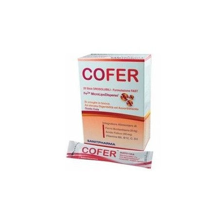 Sanitpharma Cofer 20 Stick Orosolubili Gusto Cola