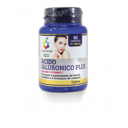 Optima Naturals Colours Of Life Acido Ialuronico Plus 60 Compresse 1000 Mg