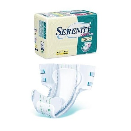 Pannolone Per Incontinenza Serenity Softdry Formato Super T Aglia Large 30 Pezzi