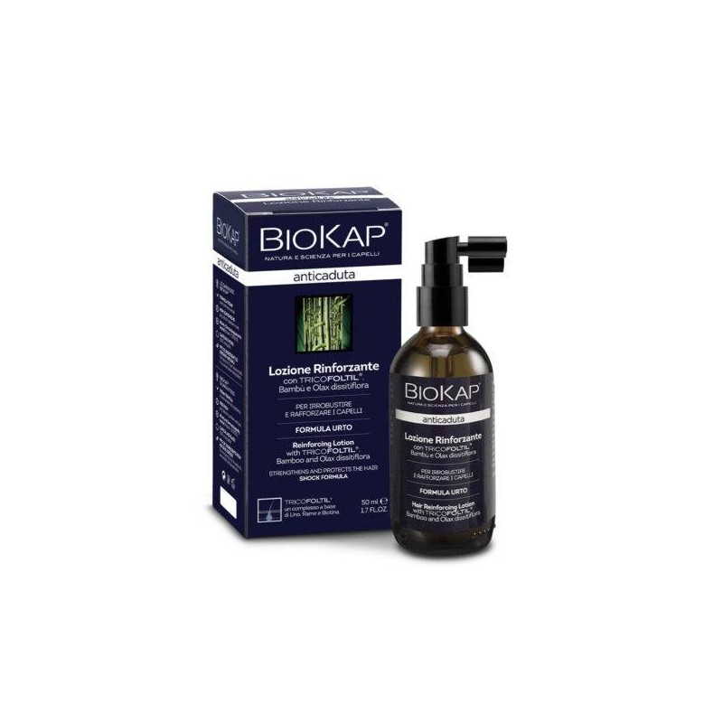 Bios Line Biokap Lozione Rinforzante Anticaduta Con Tricofoltil Nuova Formula 50 Ml