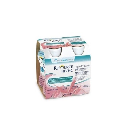 Nestle' It. Resource Hp/hc Fragola 4 Bottiglie 200 Ml