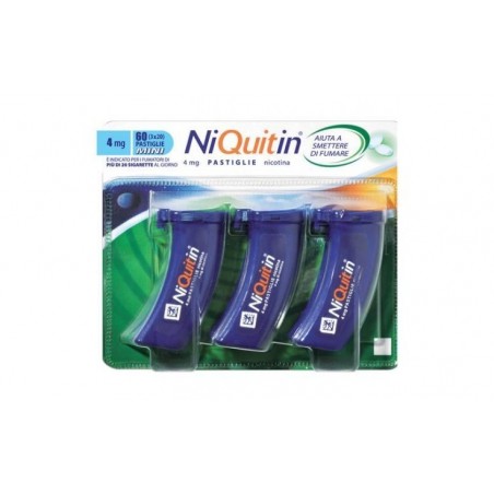 Perrigo Italia Niquitin Mini nicotina 4 Mg 60 pastiglie