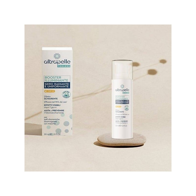 Difar Distribuzione Altrapelle Tenless Booster Illuminante Siero Radiante Uniformante 30 Ml