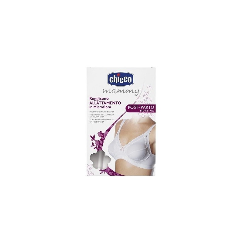 Chicco Mammy Reggiseno Microfibra Allattamento Bianco 3c