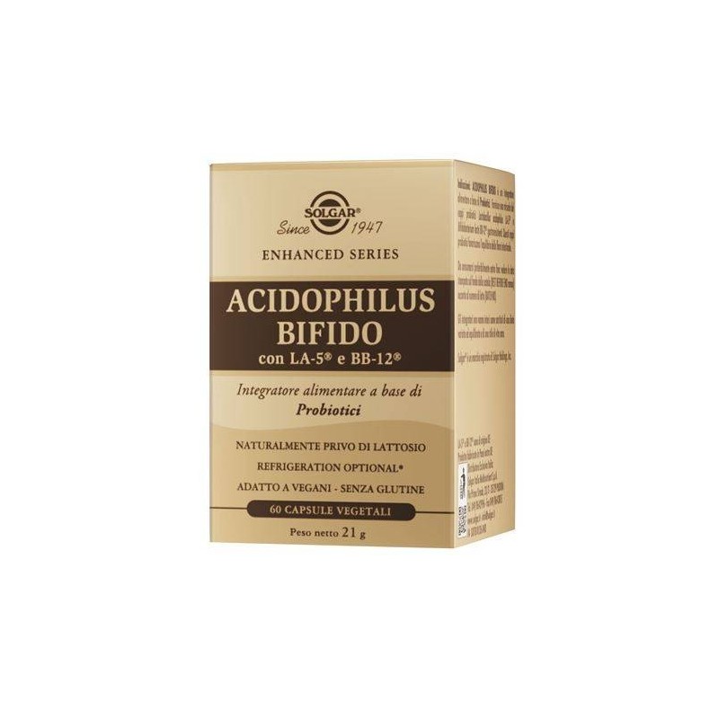 Solgar It. Multinutrient Acidophilus Bifido 60 Capsule Vegetali