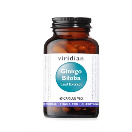 Natur Viridian Ginkgo Biloba Leaf Extr 60 Capsule