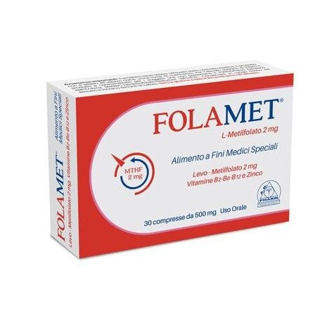 A. B. Pharm Folamet 30 Compresse 500 Mg