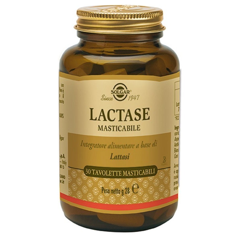 Solgar It. Multinutrient Lactase Masticabile 30 Tavolette