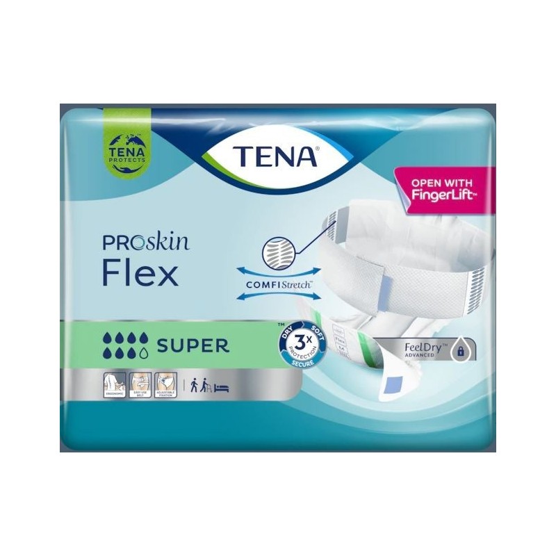 Essity Italy Pannolone Per Incontinenza Tena Flex Super Medium 30 Pezzi