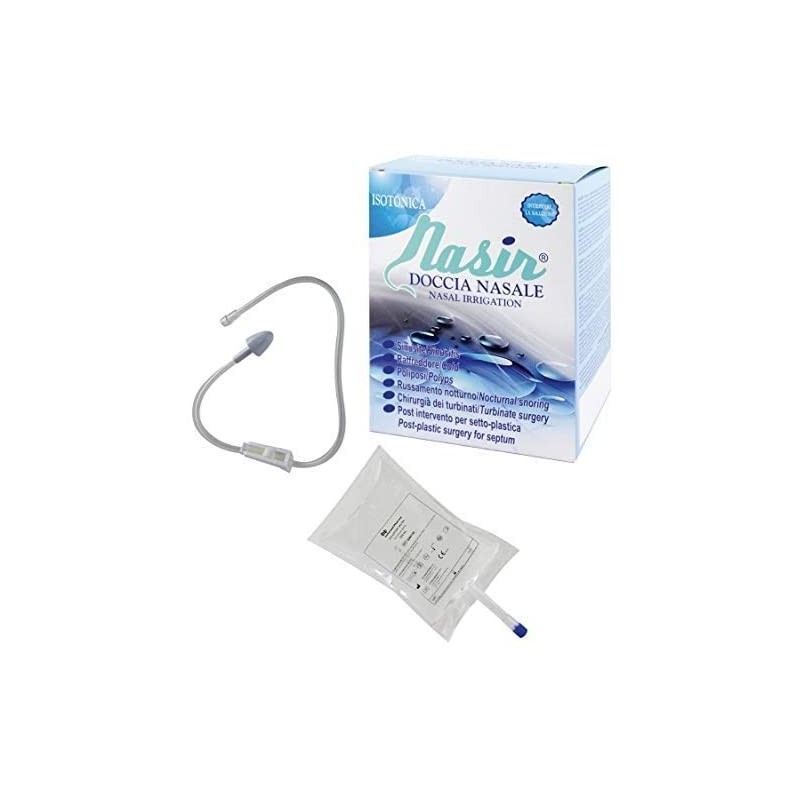 E. P. Medica Nasir Doccia Nasale Con Soluzione Fisiologica Isotonica 10 Sacche 250 Ml + 1 Blister