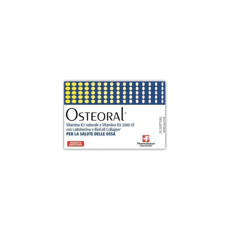 Pharmasuisse Laboratories Osteoral 30 Capsule Molli