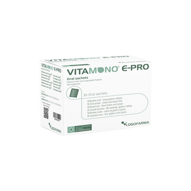 Logofarma Vitamono E Pro 30 Bustine Idrosolubili