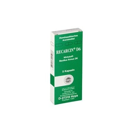 Sanum-kehlbeck Gmbh & Co. Kg Recarcin D6 5 Capsule Sanum