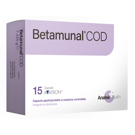 Anatek Health Italia Betamunal Cod 15 Capsule