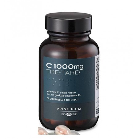 Bios Line Principium C1000 mg Tretard Integratore Alimentare per Difese Immunitarie 60 Compresse