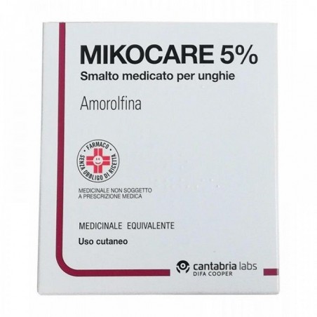 Difa Cooper Mikocare 5% Smalto Medicato Per Unghie Amorolfina Medicinale Equivalente