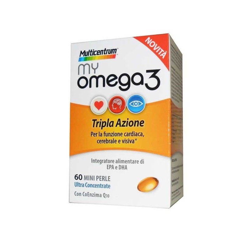 Haleon Italy Multicentrum Cuore Mente E Vista Boost Omega 3 60 Mini Perle