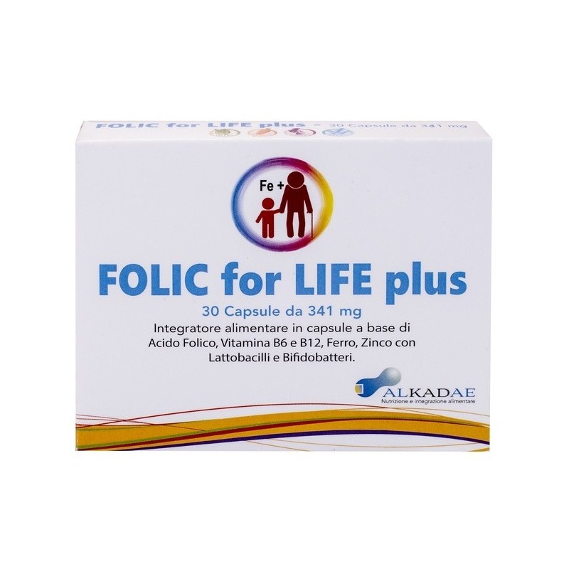 Alkadae Di Rebecchini L. Folic For Life Plus 30 Capsule