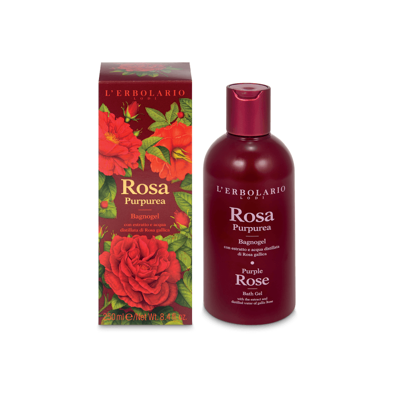 L'erbolario Rosa Purpurea Bagnogel 250 Ml