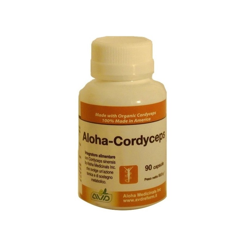 A. V. D. Reform Aloha Cordyceps 90 Capsule Flacone 55,8 G