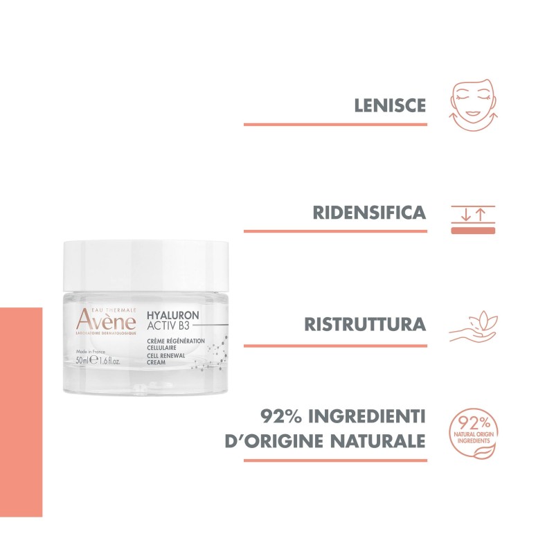 Avene Hyaluron Activ B3 Crema Giorno Refill 50 Ml