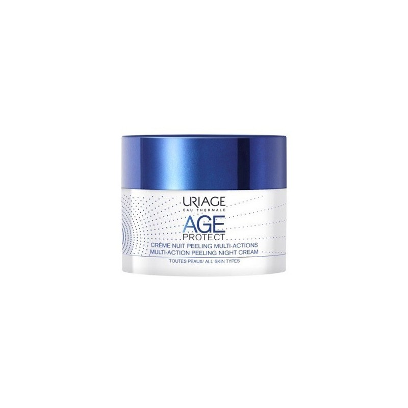 Uriage Laboratoires Dermatolog Age Protect Crema Notte Peeling Multi Azione 50 Ml