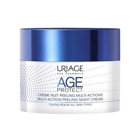 Uriage Laboratoires Dermatolog Age Protect Crema Notte Peeling Multi Azione 50 Ml