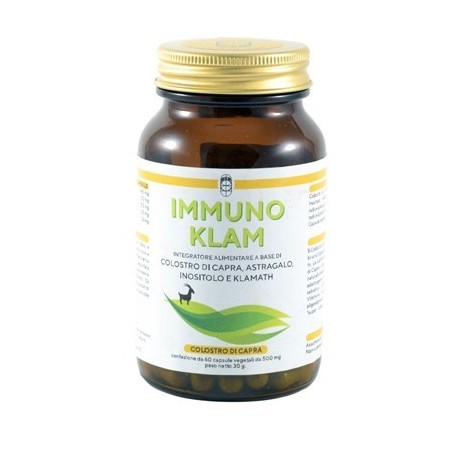 Punto Salute E Benessere S Immuno Klam Colostro Di Capra Klamath 60 Capsule Vegetali