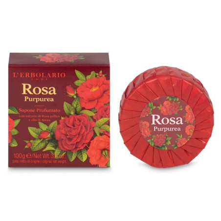 L'erbolario Rosa Purpurea Sapone Profumato 100 G