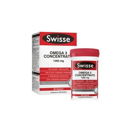 Health And Happiness It. Swisse Omega 3 Concentrato 60 Capsule