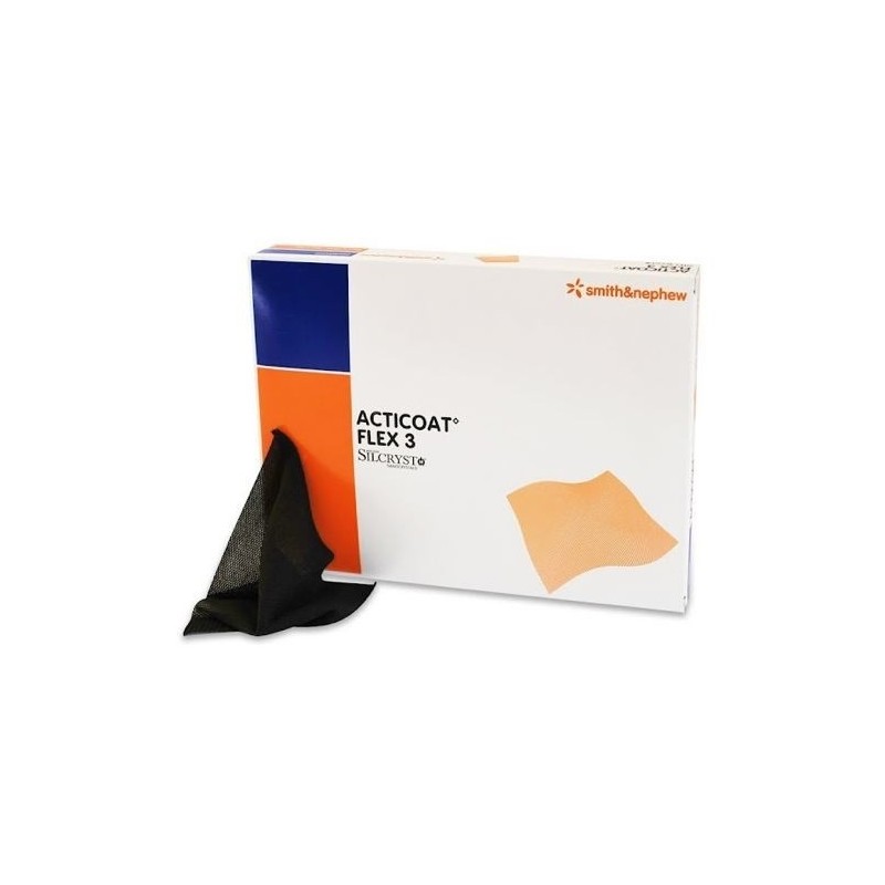 Smith & Nephew Medicazione Speciale Attiva Acticoat Flex 3 Cm 5x5 5 Pezzi Articolo 66800396