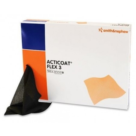 Smith & Nephew Medicazione Speciale Attiva Acticoat Flex 3 Cm 5x5 5 Pezzi Articolo 66800396