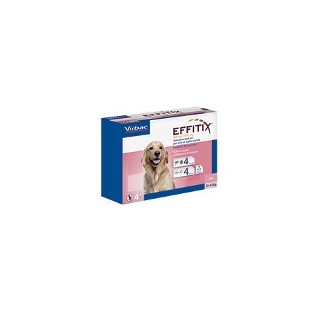 Virbac S. A. Effitix 268 Mg/2400 Mg Soluzione Spot-on Per Cani Di Taglia Grande