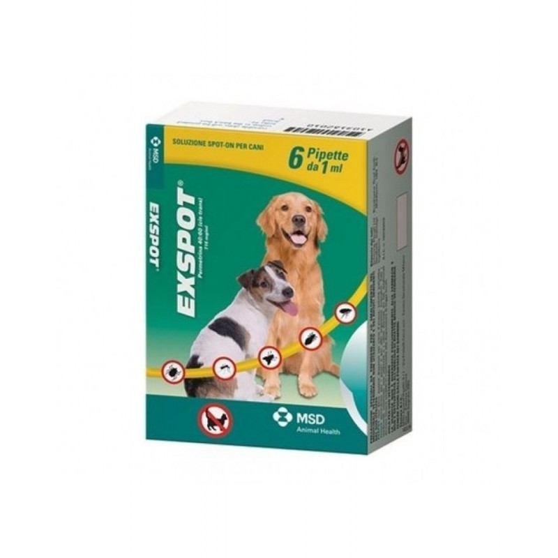 Msd Animal Health Exspot 715 Mg/ml Soluzione Per Spot On Per Cani