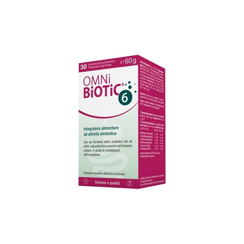 Institut Allergosan Gmbh Omni Biotic 6 Barattolo 60 G