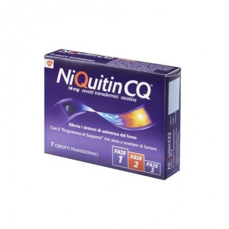 Perrigo Italia Niquitin nicotina 14mg/24h 7 cerotti transdermici