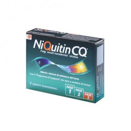 Perrigo Italia Niquitin nicotina 7mg/24h 7 cerotti transdermici