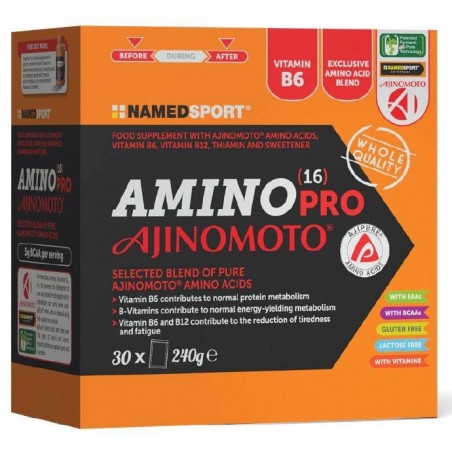 Namedsport Amino 16 Pro Ajinomoto 30 Bustine