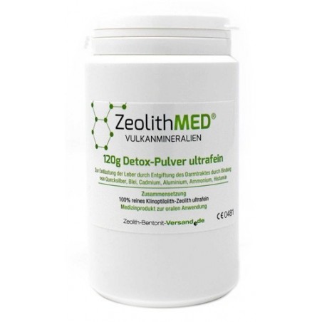 Erbavoglio Production Zeolithmed Minerali Vulcanici Detox Polvere Ultrafine 120 G