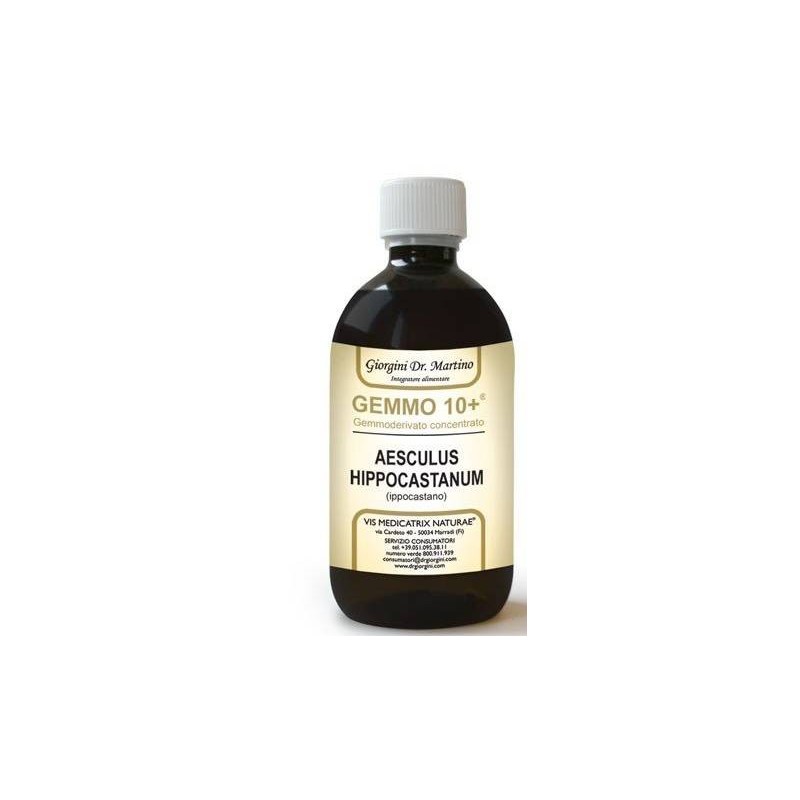 Dr. Giorgini Ser-vis Gemoo 10+ Gemmoderivato Concentrato Ippocastano Liquido Analcolico Aesculus Hippocastanum Ippocastano 500 M