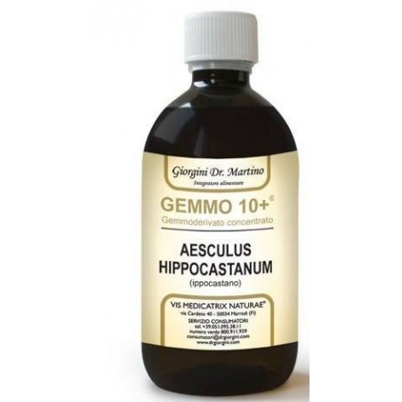 Dr. Giorgini Ser-vis Gemoo 10+ Gemmoderivato Concentrato Ippocastano Liquido Analcolico Aesculus Hippocastanum Ippocastano 500 M