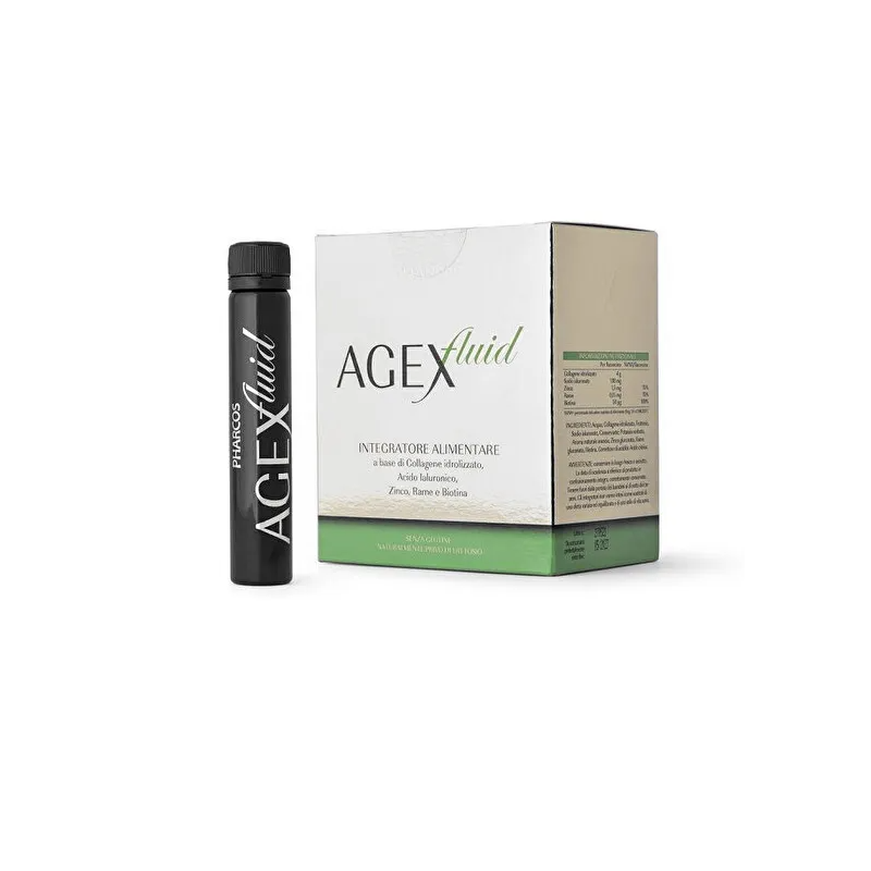 Biodue Agex Fluid Pharcos 15 Fiale Da 25 Ml