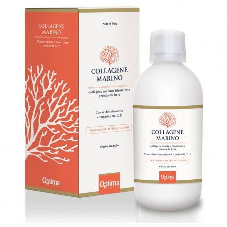 Optima Naturals Collagene Marino Idrolizzato Liquido Pronto Da Bere 500 Ml