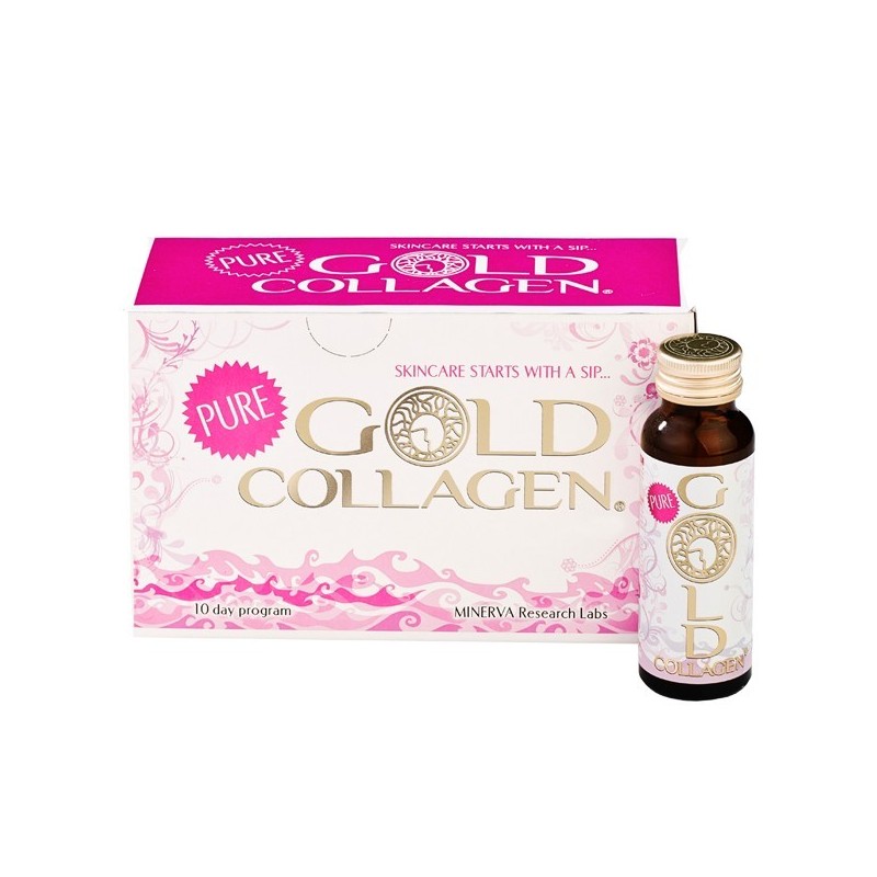 Minerva Research Labs Gold Collagen Pure 10 Flaconi 50 Ml