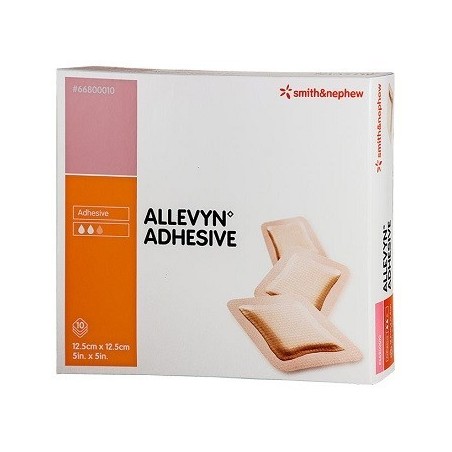 Smith & Nephew Medicazione Idrocellulare Sterile Altamente Assorbente Adesiva In Schiuma Di Poliuretano 12,5x12,5cm 10 Pezzi