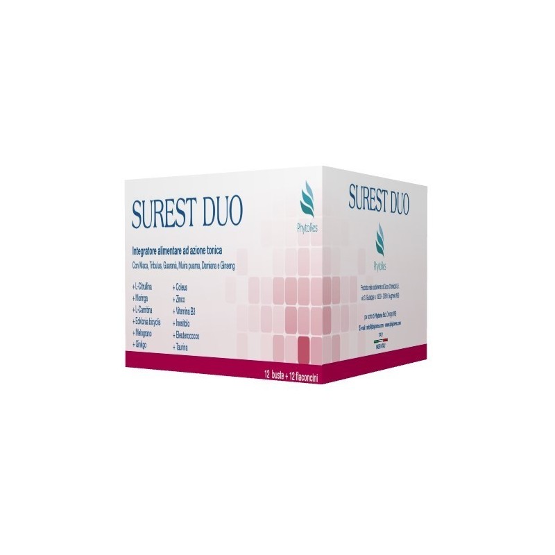 Phytores Surest Duo 12 Bustine 9g + 12 Fialette 20ml