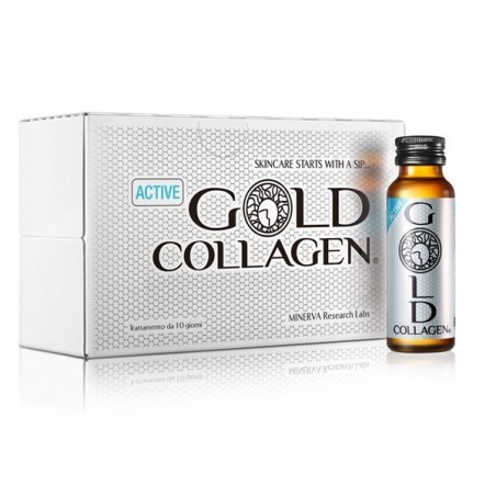 Minerva Research Labs Gold Collagen Active 10 Flaconcini 50 Ml