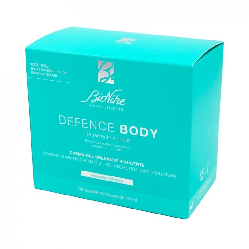 I. C. I. M. Internation Defence Body Trattamento Cellulite Crema Gel Drenante Riducente 30 Bustine Da 10 Ml