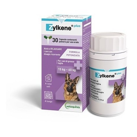 Vetoquinol Italia Zylkene Plus Cani 15-60 Kg 30 Capsule